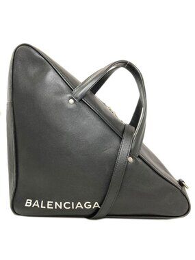 Balenciaga | Bags | Sold Balenciaga Logo Embroidery Nylon Boston